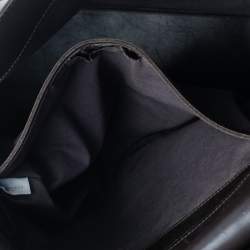 Bottega Veneta Brown Leather Intrecciato Messenger Bag