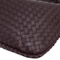 Pre Owned Bottega Veneta Brown Intrecciato Leather Small Veneta Hobo