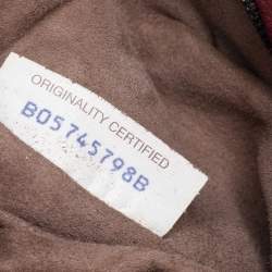 Pre Owned Bottega Veneta Burgundy Intrecciato Leather Nodini Crossbody Bag