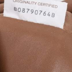 Pre Owned Bottega Veneta Tan Leather Mini The Pouch Bag