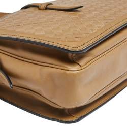 مملوكة مس بقًا حقيبة كاميرا بوتيغا فينيتا إنترشياتو جلد بيج