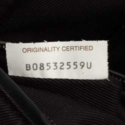 Pre Owned Bottega Veneta Black Intrecciato Leather Front Pocket Briefcase