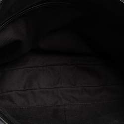Pre Owned Bottega Veneta Black Intrecciato Leather Front Pocket Briefcase