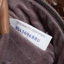 Pre Owned Bottega Veneta Camel Intrecciato Leather Garda Tote