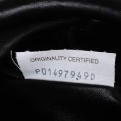 Pre Owned Bottega Veneta Black Leather The Belt Chain Pouch