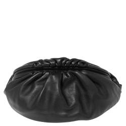 Pre Owned Bottega Veneta Black Leather The Belt Chain Pouch