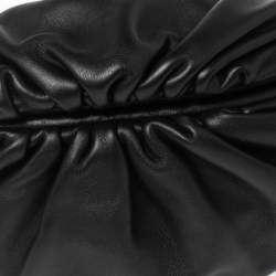 Pre Owned Bottega Veneta Black Leather The Belt Chain Pouch