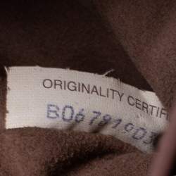 Pre Owned Bottega Veneta Beige/Black Intrecciato Snakeskin Olimpia Shoulder Bag