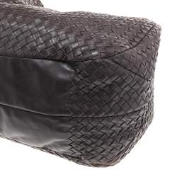 Pre Owned حقيبة هوبو بوتيغا فينيتا كامبانا جلد إنترشياتو بني