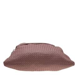 مملوكة مسبقًا Bottega Veneta Old Rose Intrecciato Leather Large Convertible Tote