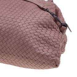 مملوكة مسبقًا Bottega Veneta Old Rose Intrecciato Leather Large Convertible Tote