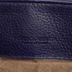 Bottega Veneta Blue Cervo Leather Medium Roma Tote