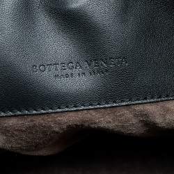 Pre Owned Bottega Veneta Black Intrecciato Leather Tote