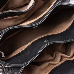 مملوكة مسبقًا حقيبة يد توتس بوتيغا فينيتا ميني روما جلد انترشياتو أسود