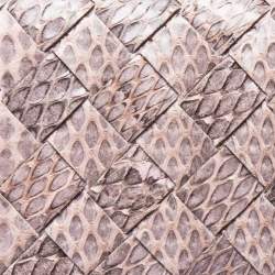 Pre Owned Bottega Veneta Lilac Ayers Flap Continental Wallet