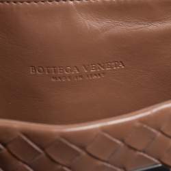 مملوكة مسبقًا حقيبة يد  توتس بوتيغا فينيتا روما  جلد إنترشياتو بني صغيرة