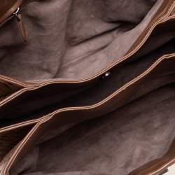 مملوكة مسبقًا حقيبة يد  توتس بوتيغا فينيتا روما  جلد إنترشياتو بني صغيرة