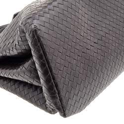 Pre Owned حقيبة يد توتس بوتيغا فينيتا روما جلد إنترشياتو بني داكن متوسطة   