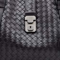 Pre Owned حقيبة يد توتس بوتيغا فينيتا روما جلد إنترشياتو بني داكن متوسطة   