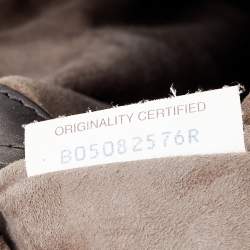 Pre Owned حقيبة يد توتس بوتيغا فينيتا روما جلد إنترشياتو بني داكن متوسطة   