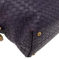 مملوكة مسبقًا حقيبة ساتشل بوتيغا فينيتا مونتايغن جلد إنترشياتو بنفسجي 