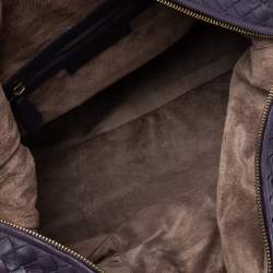 مملوكة مسبقًا حقيبة ساتشل بوتيغا فينيتا مونتايغن جلد إنترشياتو بنفسجي 