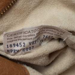 Pre Owned Bottega Veneta Cream Python Flap Clutch