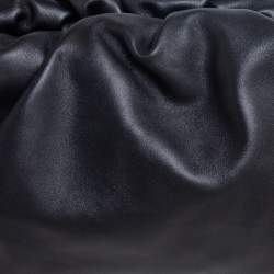 Pre Owned Bottega Veneta Black Leather Chain Pouch Clutch