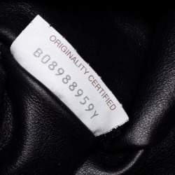 Pre Owned Bottega Veneta Black Leather Chain Pouch Clutch