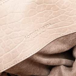 Pre Owned Bottega Veneta Beige Intrecciato Leather Medium Roma Tote