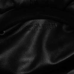 Pre Owned Bottega Veneta Black Leather Chain Pouch
