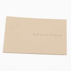 Pre Owned Bottega Veneta Metallic Gold Leather Intrecciato Aquilone Fortune Cookie Hobo