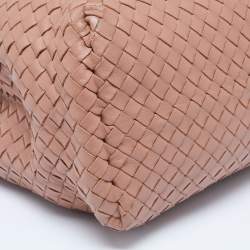 مملوكة مسبقًا Bottega Veneta Old Rose Intrecciato Leather Olimpia Chain Tote