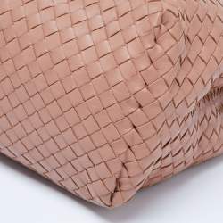 مملوكة مسبقًا Bottega Veneta Old Rose Intrecciato Leather Olimpia Chain Tote