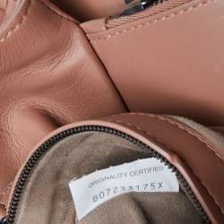 مملوكة مسبقًا Bottega Veneta Old Rose Intrecciato Leather Olimpia Chain Tote