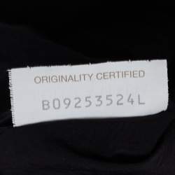 Pre Owned Bottega Veneta Black Intrecciato Leather Cassette Briefcase Bag