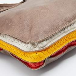 Bottega Veneta Multicolor Deerskin Leather Laptop Bag