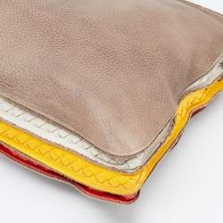 Bottega Veneta Multicolor Deerskin Leather Laptop Bag