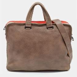 Bottega Veneta Multicolor Deerskin Leather Laptop Bag