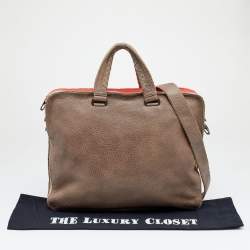 Bottega Veneta Multicolor Deerskin Leather Laptop Bag