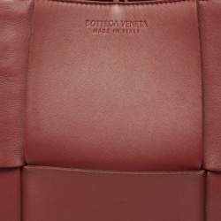 Pre Owned Bottega Veneta Rust Brown Leather Arco Tote