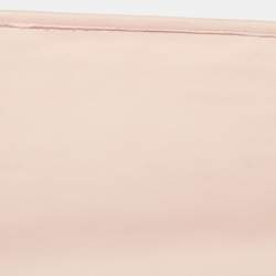 Pre Owned Bottega Veneta Beige/Peach Intrecciato Leather And Python Olimpia Bag