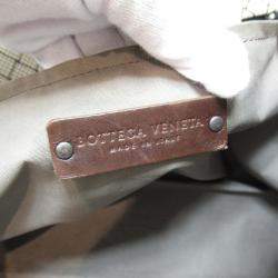 Pre Owned Bottega Veneta White/Brown Leather Marco Polo Tote Bag 