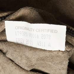 Pre Owned حقيبة يد توتس بوتيغا فينيتا غرادا جلد إنترشياتو بني متوسطة