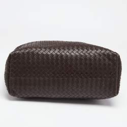 Pre Owned حقيبة يد توتس بوتيغا فينيتا غرادا جلد إنترشياتو بني متوسطة