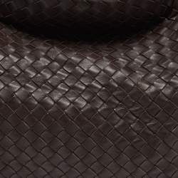 Pre Owned حقيبة يد توتس بوتيغا فينيتا غرادا جلد إنترشياتو بني متوسطة