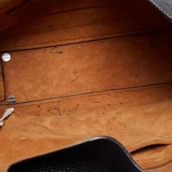 Pre Owned Bottega Veneta Black Leather Arco Tote