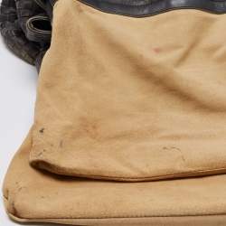 Pre Owned حقيبة يد بوتيغا فينيتا روما جلد إنترشياتو رصاصية متوسطة