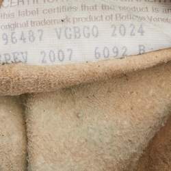 Pre Owned Bottega Veneta Metallic Silver Leather Shoulder Bag