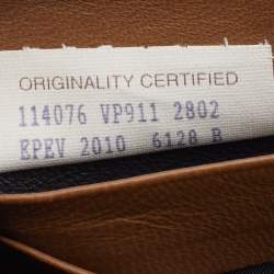 Pre Owned Bottega Veneta Brown Two-Tone Intrecciato Leather Zip Around Wallet